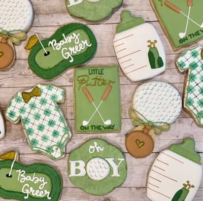 All photos — custom decorated cookies by Dreams of Buttercream
