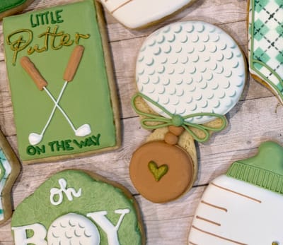 All photos — custom decorated cookies by Dreams of Buttercream