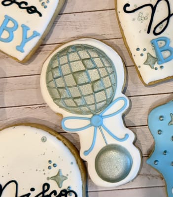 All photos — custom decorated cookies by Dreams of Buttercream