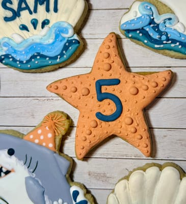 All photos — custom decorated cookies by Dreams of Buttercream
