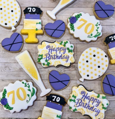 All photos — custom decorated cookies by Dreams of Buttercream