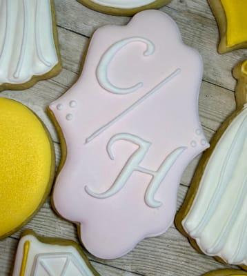 Bridal shower — custom decorated cookies by Dreams of Buttercream