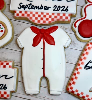 Custom decorated cookies by Dreams of Buttercream