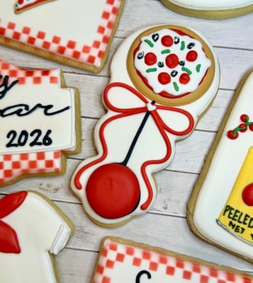 Custom decorated cookies by Dreams of Buttercream