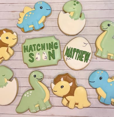All photos — custom decorated cookies by Dreams of Buttercream