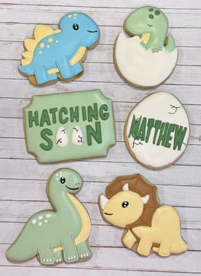 All photos — custom decorated cookies by Dreams of Buttercream