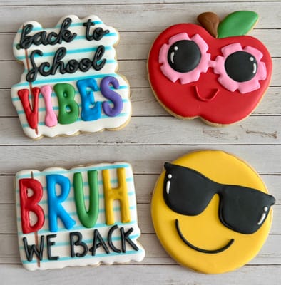 All photos — custom decorated cookies by Dreams of Buttercream