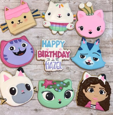 All photos — custom decorated cookies by Dreams of Buttercream