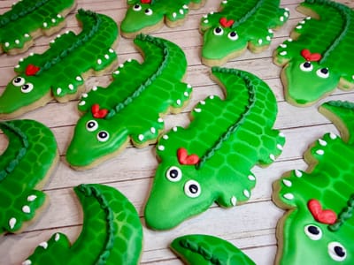 All photos — custom decorated cookies by Dreams of Buttercream