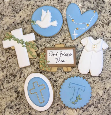 All photos — custom decorated cookies by Dreams of Buttercream