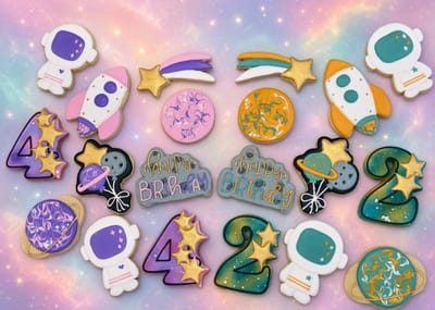 All photos — custom decorated cookies by Dreams of Buttercream