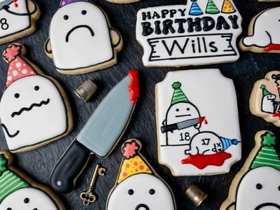 All photos — custom decorated cookies by Dreams of Buttercream